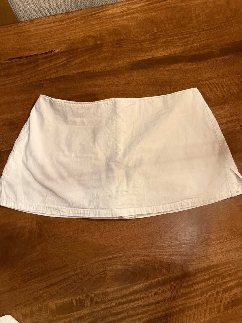 Princess Polly White A-Line Mini Skirt (skirt with shorts)